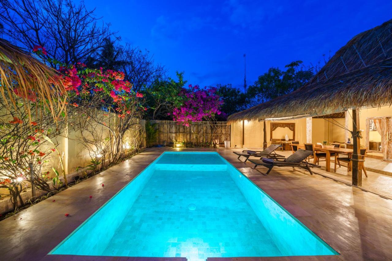 Villa Matahari - Cute 1 Bdr Villa With Private Pool Gili Meno Exterior photo